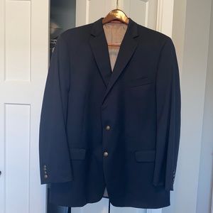 Hart Schaffner Marx Navy Sport Coat